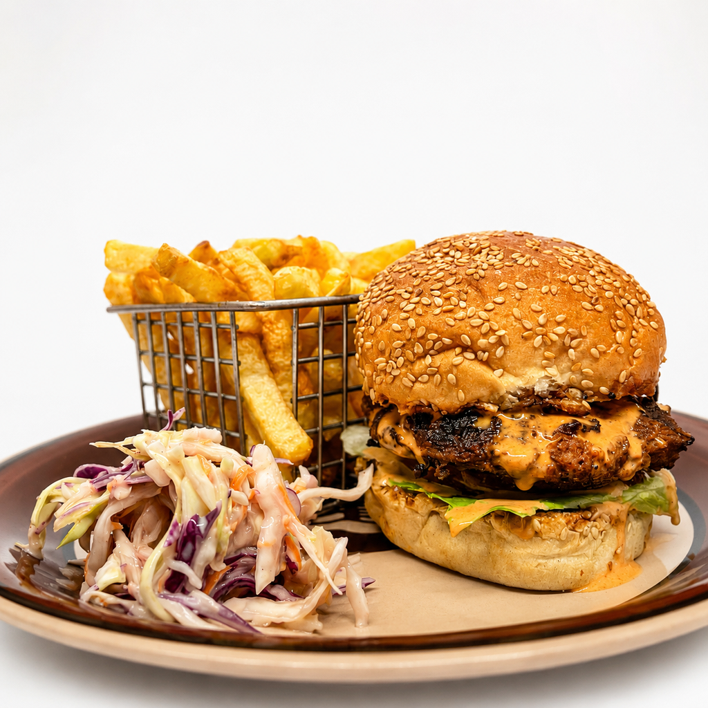 Classic Juicy Beef Burger